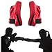 LahAd Podkładki bokserskie rękawice bokserskie i poduszki poduszki poduszki bokserskie dorośli podkładki do sportów walki sprzęt bokserski poduszki do kickboxingu prezenty bokserskie dla mężczyzn rękawice celowe czerwone, dowolny rozmiar