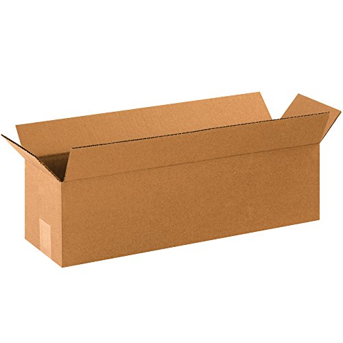 Image of Box USA Shipping Boxes 22 inchL x 6 inchW x 6 inchH 25-Pack Long Corrugated Boxes for Moving, Shipping, Mailing, Packing, Packaging and Storage