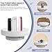 JAYEGT Motorized Rotating Display Stand, 6.3inch /11Lbs Load ,Mirror Cover ，360 Degree Electric Rotating Turntable ,Cup Display Turner Stand,Photography Products, Jewelry ,Tumbler-White