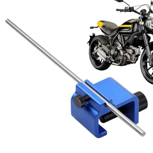 Ensemble d'outils d'alignement de chaîne, outil d'alignement rapide et précis avec matériau métallique, adapté aux motos, VTT et vélos, testeur d'alignement de chaîne de roue arrière de pignon de moto