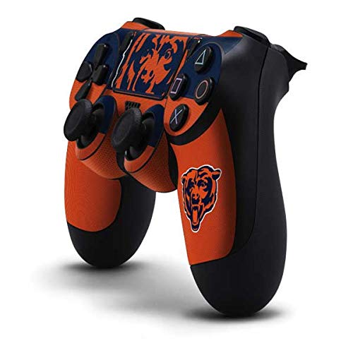 Skinit Decal Gaming Skin Compatible with PS4 Controller - Officially Licensed NFL Chicago Bears Zone Block Design