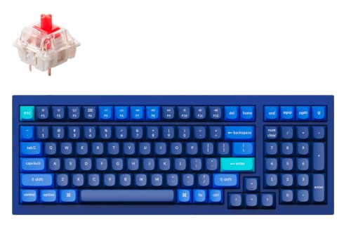 Keychron Q5 �L�������\ RGB�o�b�N���C�g �u���[�X�C�b�`�m�u�o�[�W���� - �u���[�B