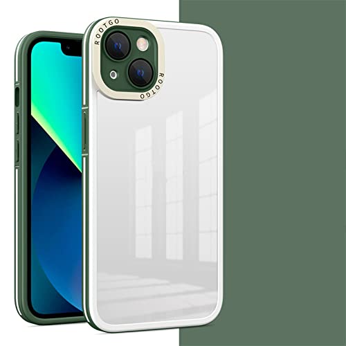 Coque iPhone 14 silicone antichoc transparent et verre rigide