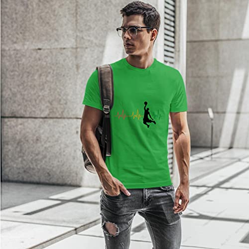 Basketball Heartbeat Unisex Bball Gift Idea For Passionate Fans Men Women White Gray T Shirt #TOP3