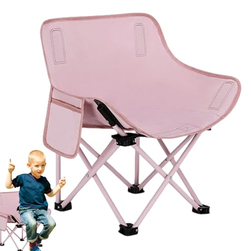 Chaise de camping compacte et portable pliante avec structure en métal stable