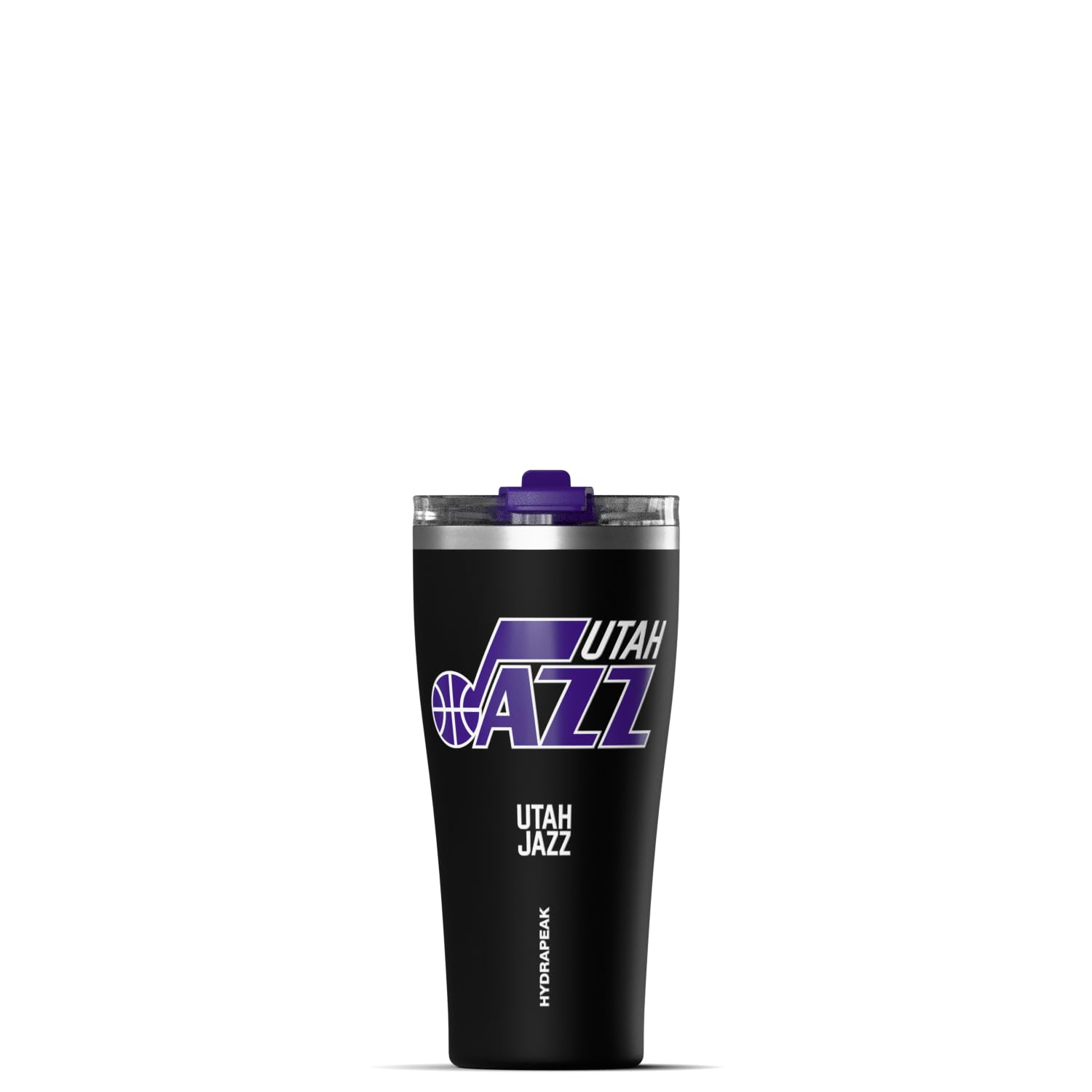 Hydrapeak NBA Officially Licensed Utah Jazz Roamer 30oz Vacuum Insulated Stainless Steel Tumbler with 2-in-1 Flip &amp; Straw Lid, Spill-Proof, Cup Holder Friendly Design
