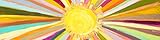 GreenBox Art + Culture Little Sunshine Canvas Wall Art by Eli Halpin, 48 x 12