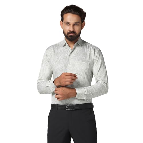 Image of TAHVO Men's Regular Fit Long Sleeves Cotton Formal Shirt