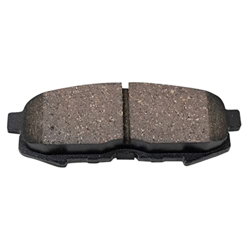 Image of TRQ Rear Brake Pad and Rotor Set Ceramic Compatible with 2004-2006 Mazda MPV