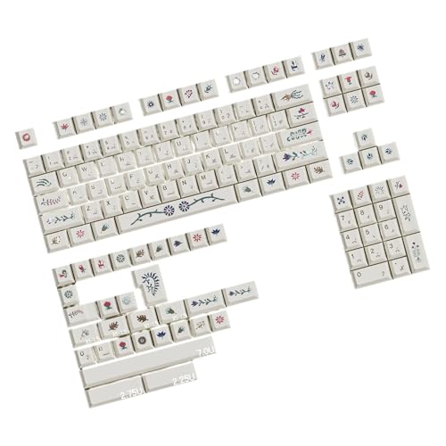 Juego de teclas Voynich gruesas y sublimadas por calor para personalizar teclados mecánicos