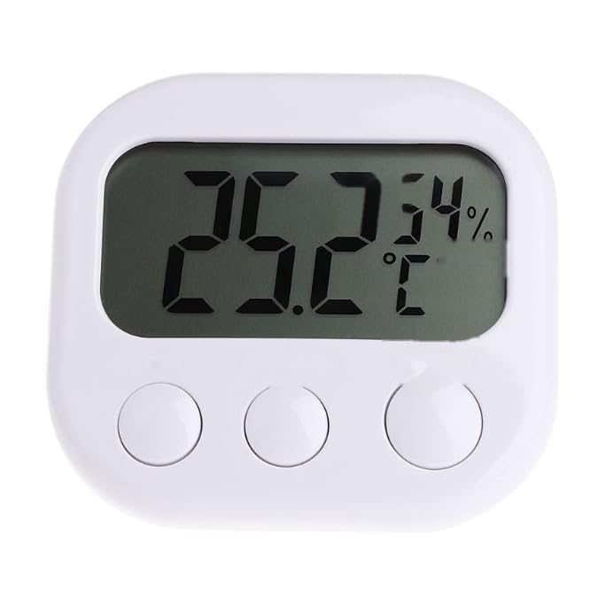LCD Display Digital Indoor Hygrometer Temperature Humidity Meter Gauge Thermometer Barometer Weather Station