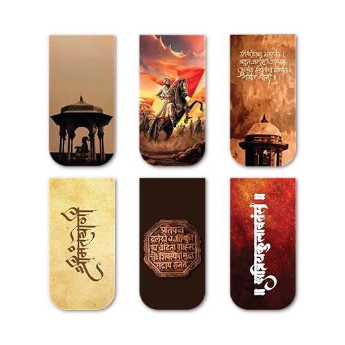 Chhatrapati Shivaji Maharaj Magnetic Bookmarks | Historical Tribu...