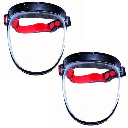 WAZA Bubble Face Shield helmet Visor Industrial Safety Coverage Full Face Protector Multipurpose Eye UV-Protective Clear Visibility for men women (White-Transparent, 2) (B0CV837S5X) Amazon Price History, Amazon Price Tracker