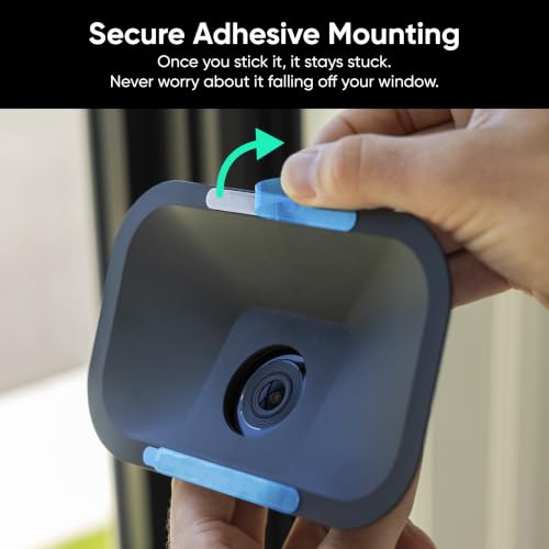 Image of WYZE Window Cam Wedge Mount, Compatible Only with WYZE Window Cam, 20-Degree Viewing Angle, Glare-Reducing Design