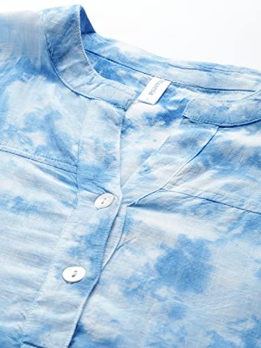 Image of Maaesa Hand Dyed Rayon Top for Women