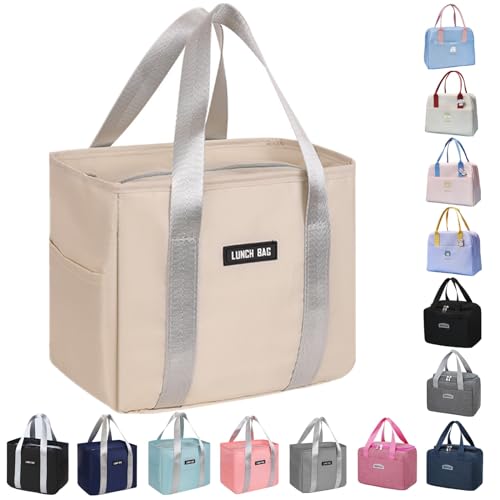 WUWYOUWL Lunch Bag, Cute Carton Insulated Lunch Box