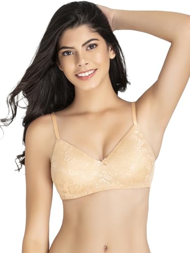Image of Clovia Women's Lace Lightly Padded Non-Wired Bridal Bra