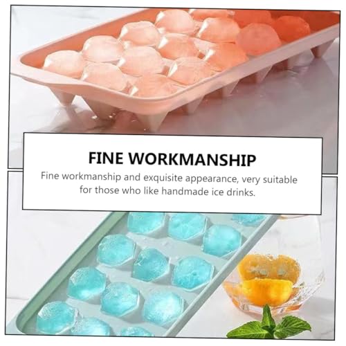 Toyvian 4 piezas moldes para cubitos de hielo de plástico miniatura 6