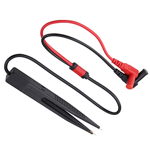 Image of Jeanoko Chip Test Clip, Multimeter Clip, Meter Capacitor Probe Meter Resistance Pen SMD Test Multimeter Clip Capacitance Inductor for Resistor Capacitor Inductors Multimeter