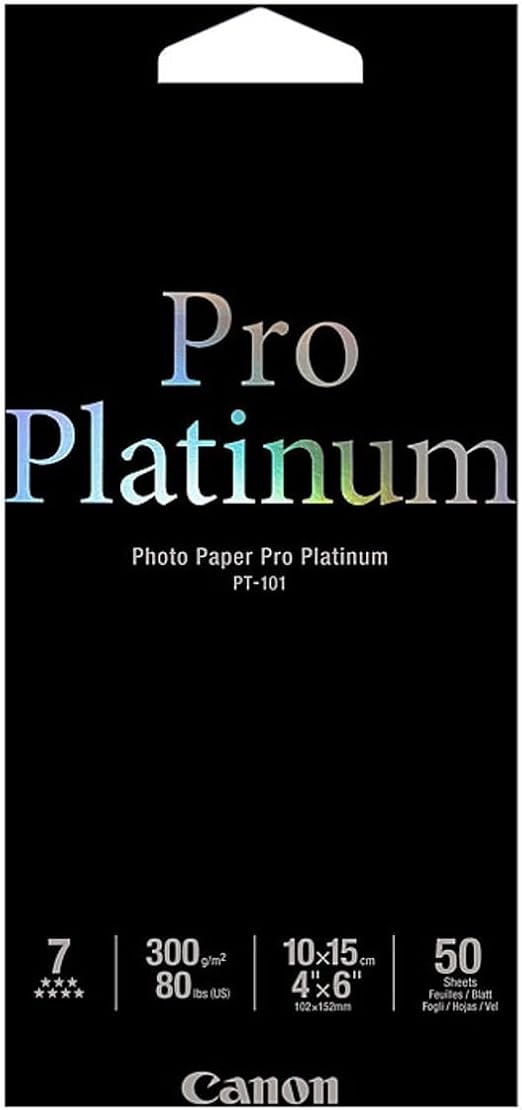Canon PT-101 PRO Platinum A6 50 Paper