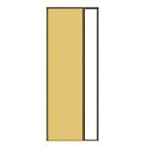 XLIHAWY Puerta Plegable Tipo Acordeón, Puerta Plegable Interna para Gabinete para Baño Cocina(60x40cm)