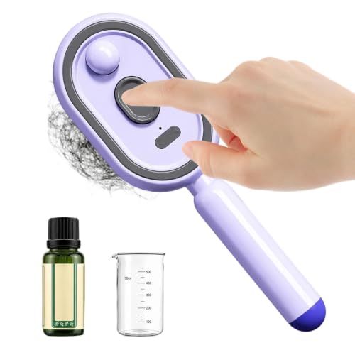 Cepillo de vapor eléctrico para cabello, herramienta recargable de control de encrespamiento, dispositivo de desenredado antiestático, accesorio de masaje confiable, construcción práctica para el
