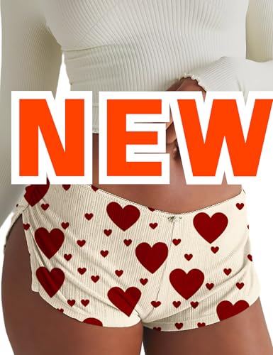 Image of FaroDor Cute Micro Pajamas Shorts for Women Low Rise Side Slit Ruched Lounge Shorts Pj Bottoms