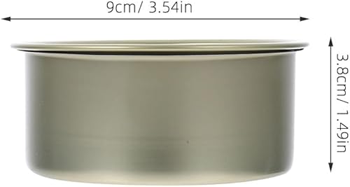 FOMIYES Recipientes de metal para alimentos sellados, latas de galletas, lata vacía, lata autosellable, lata de café, latas de comida para mascotas,