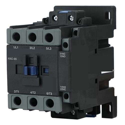 NXC Series AC Magnetic Contactor, 3 Pole, 40A 50A 65A Current Rating, Industrial Motor Control (NXC-40 AC 220V)