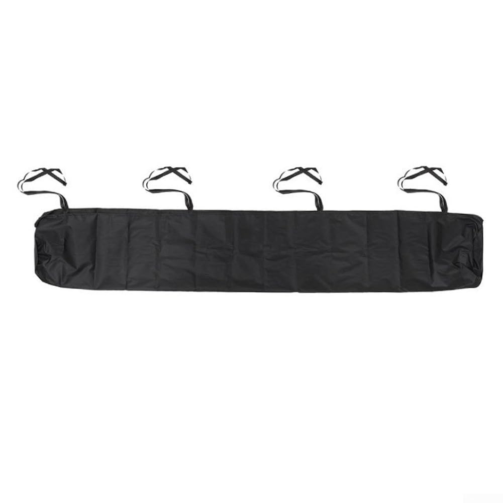 SPORTARC Housse d'auvent imperméable pour terrasse extérieure - Noir - 3,5 m