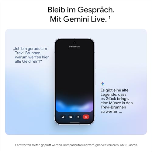 Google Pixel 10 – Android-Smartphone ohne SIM-Lock, mit Gemini, innovativer Dreifach-Rückkamera, mehr als 24 Stunden Akkulaufzeit und 6,3 Zoll großem Actua-Display – Indigoblau, 256GB – Bild 7