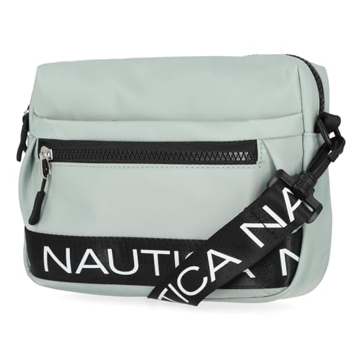 Image of Nautica Nylon Bean crossbody /Belt Bag adjustable shoulder strap