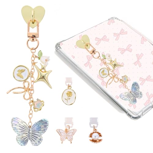 Image of Halloween Dust Plug Charm Chains for Kindle - Gothic Type C Dustplug & Chain Bracelet Strap Decorating Accessories