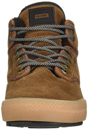 Image of Globe Men's Motley Mid Shoe, Partridge Brown /Gum /Fur, 10 Medium US