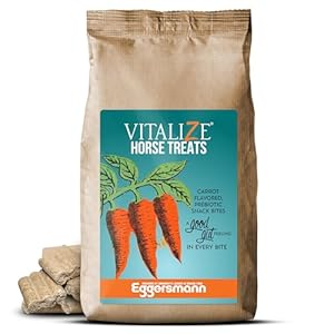 Vitalize Horse Treats – Low Sugar Horse Treats, Carrot Flavored Horse Treats, Healthy Horse Treats – 2 Pounds