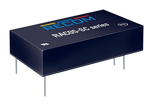 RECOM POWERRAC05-05SC AC/DC PCB Mount Power Supply, Fixed, 80 V, 264 V, 5 W, 5 V, 1 A