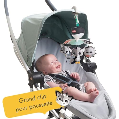 Mobile lit bébé Tiny Love 3-in-1 noir et blanc collection Magical Tales - 2