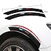 HHF-1 40 X 3. 8CM Car Wheel Rim Eyebrow Protector Wheel Arch Mouldings Rubber Stickers Decorative Strip Bumper Protector Guard Scratch Luopan Car Decals Stickers (Color : White 4PCS)