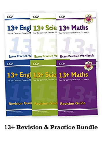 13+ English, Maths & Science 6-Book Bundle for the Common Entrance Exams