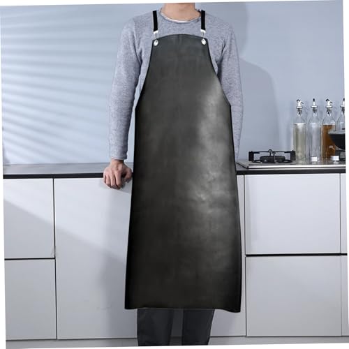 Tablier de vaisselle imperméable dos croisé anti mal de cou - 4