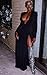 Sexy Sleeveless V-Neck Split Long Beach Dress Maxi Dress L Black