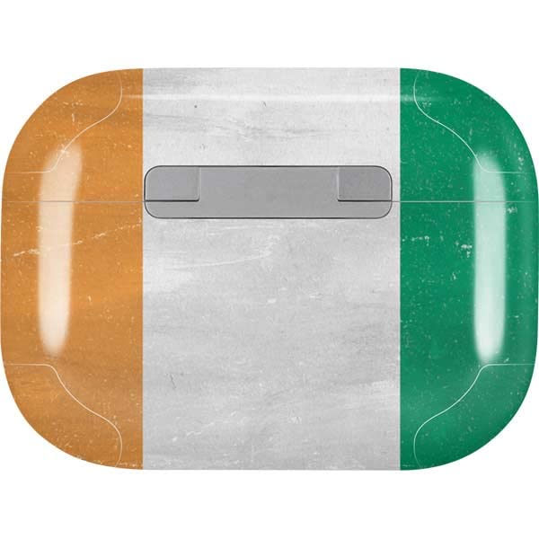 Skinit Decal Audio Skin Compatible with Apple AirPods Pro (2rd Gen, 2022) - Skinit Originally Designed Ivory Coast Flag Distressed Design
