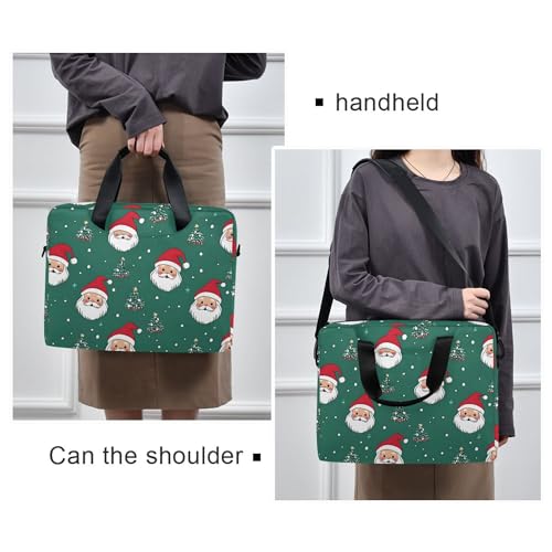 ALAZA Santa Claus Bolsa para Laptop 13-15.6 pulg miniatura 2