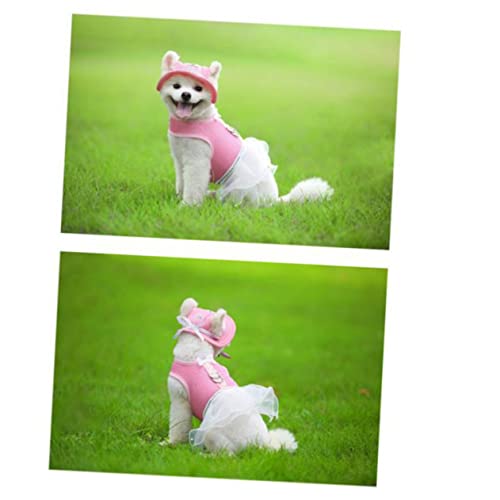Manteau hiver maille pour animaux Angoily lot de 3 pièces rose
