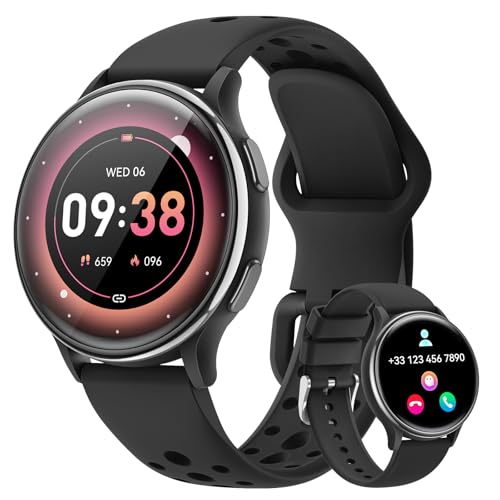 Smart Watch for Men Women: Bluetooth Calling Fitness Tracker with 1.27" Touchscreen, 24/7 Heart Rate/SpO2 Monitor, Sleep Tracker, 70+ Sports Modes, IP68 Waterproof Smartwatch for Android iOS Samsung