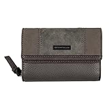 TOM TAILOR- Juna, Damen, Kleine Brieftasche, one size, Grau, 14x4x10 cm