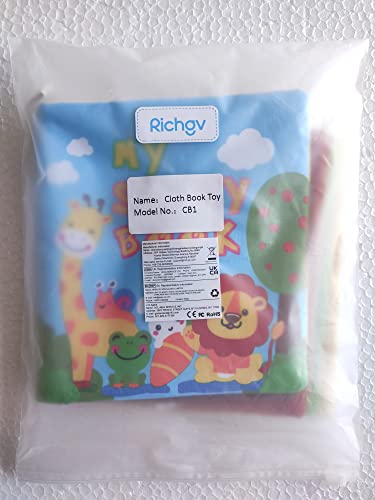 Richgv Libro sensoriale per Neonato, Orologio