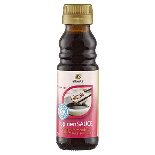 Alberts Bio Lupinen Sauce, Würzsauce aus deutschen Bio-Lupinen, 100ml Flasche