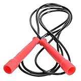 Power Systems Speed Jump Rope - Increase Speed, Agility and Cardio Training (8' Red)