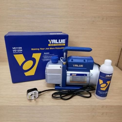 Image of Value Double Stage Vacuum Pump Ve - 245N, Oil Capacity 325 Ml, Flow Rate 142 Liters /Min And 1 /2 Hp For Laboratory Purpose, Multicolored